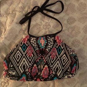 multi colored bikini top